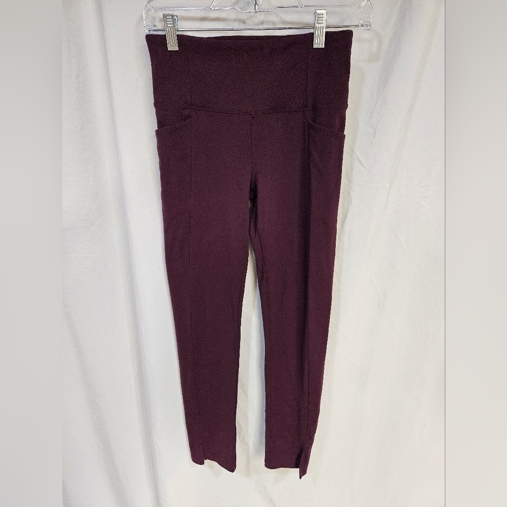 Athleta Leggings Women’s XS Maroon Burgundy Tight Leggings